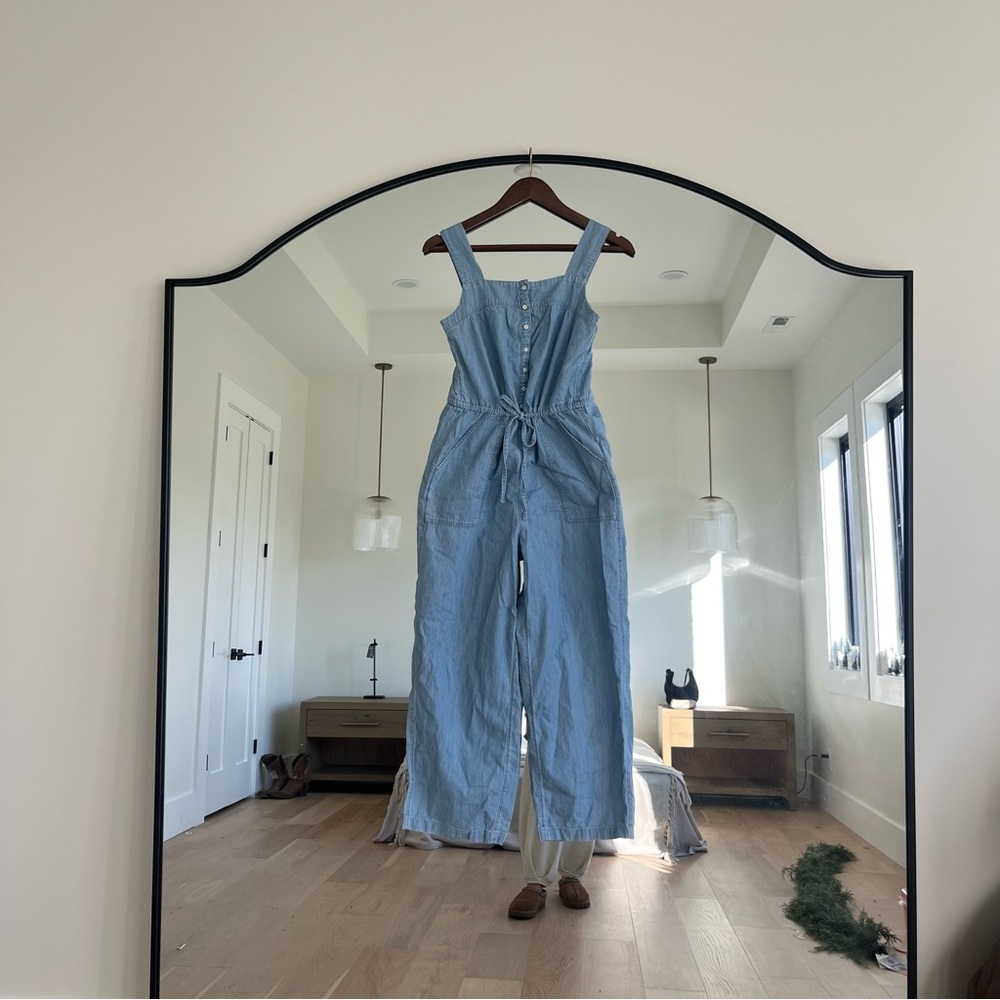 Women's Old Navy Light Blue Denim Jumpsuit